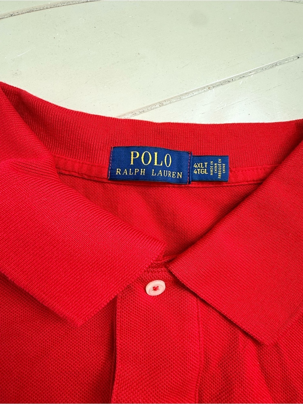 Polo by Ralph Lauren Red Short-Sleeve Cotton Polo Shirt - Picture 3 of 3